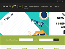 Tablet Screenshot of planet4it.com